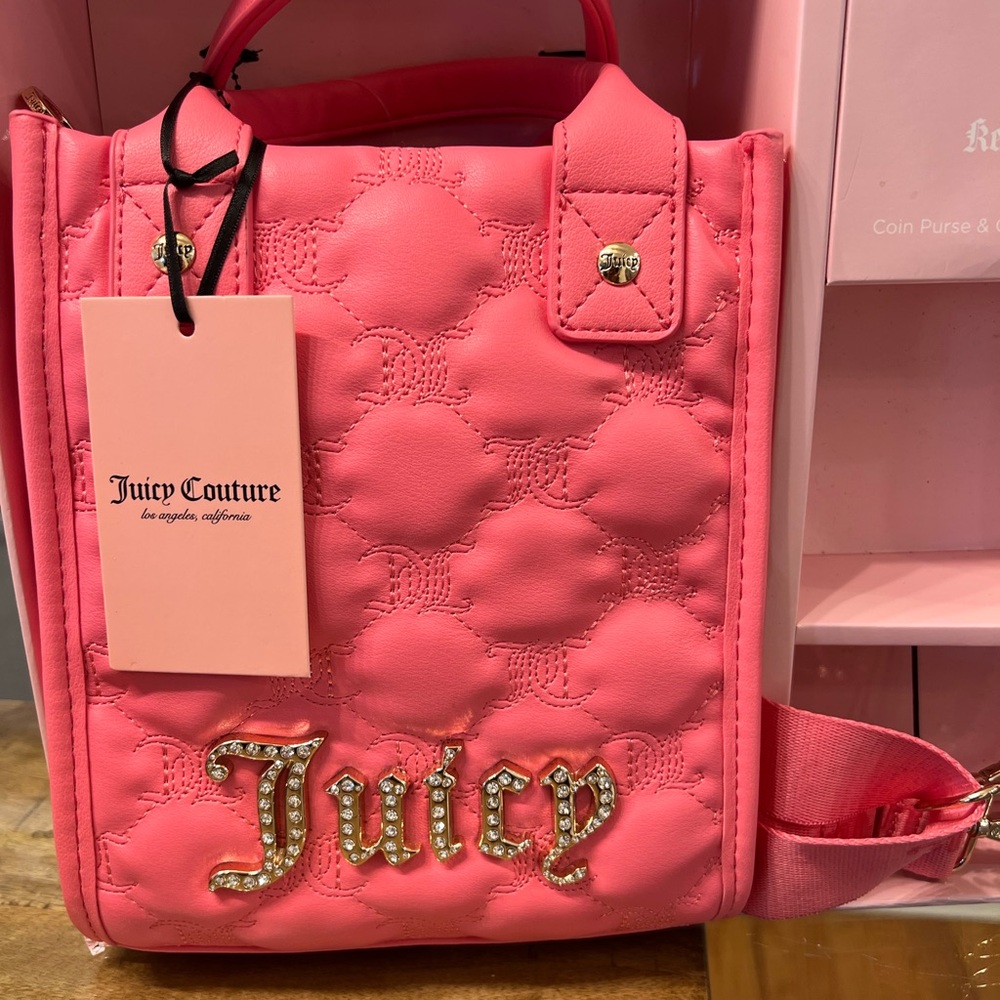 Juicy Couture Pink Quilted Mini Bag